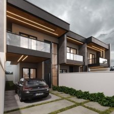 En Condominio cerrado a 6min playa Canasvieiras-FLORIANÓPOLIS-BRAZIL-Duplex 2suites a estrenar