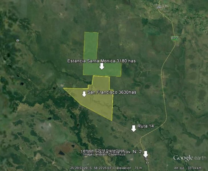 Foto Campo en Venta en Colonia Virasol, Formosa - 6810 hectareas - U$D 4.426.500 - CPV100544 - BienesOnLine
