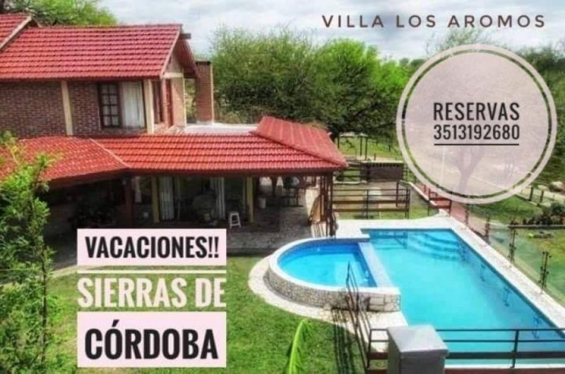Casa en Alquiler por temporada en  Villa La Bolsa, Córdoba