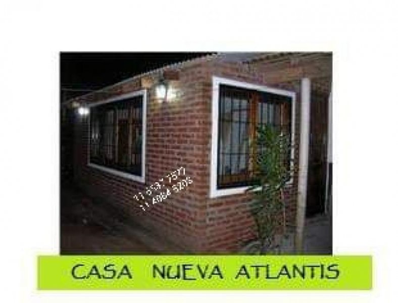 Casa en Alquiler por temporada en  Nueva Atlantis, Buenos Aires