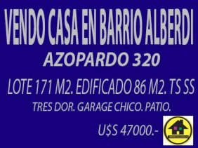 Casa en Venta en ALBERDI Rio Cuarto, Córdoba