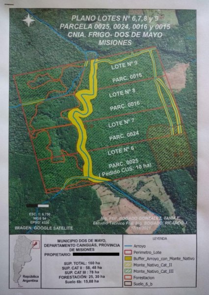 Terreno en Venta en  2 de Mayo, Misiones
